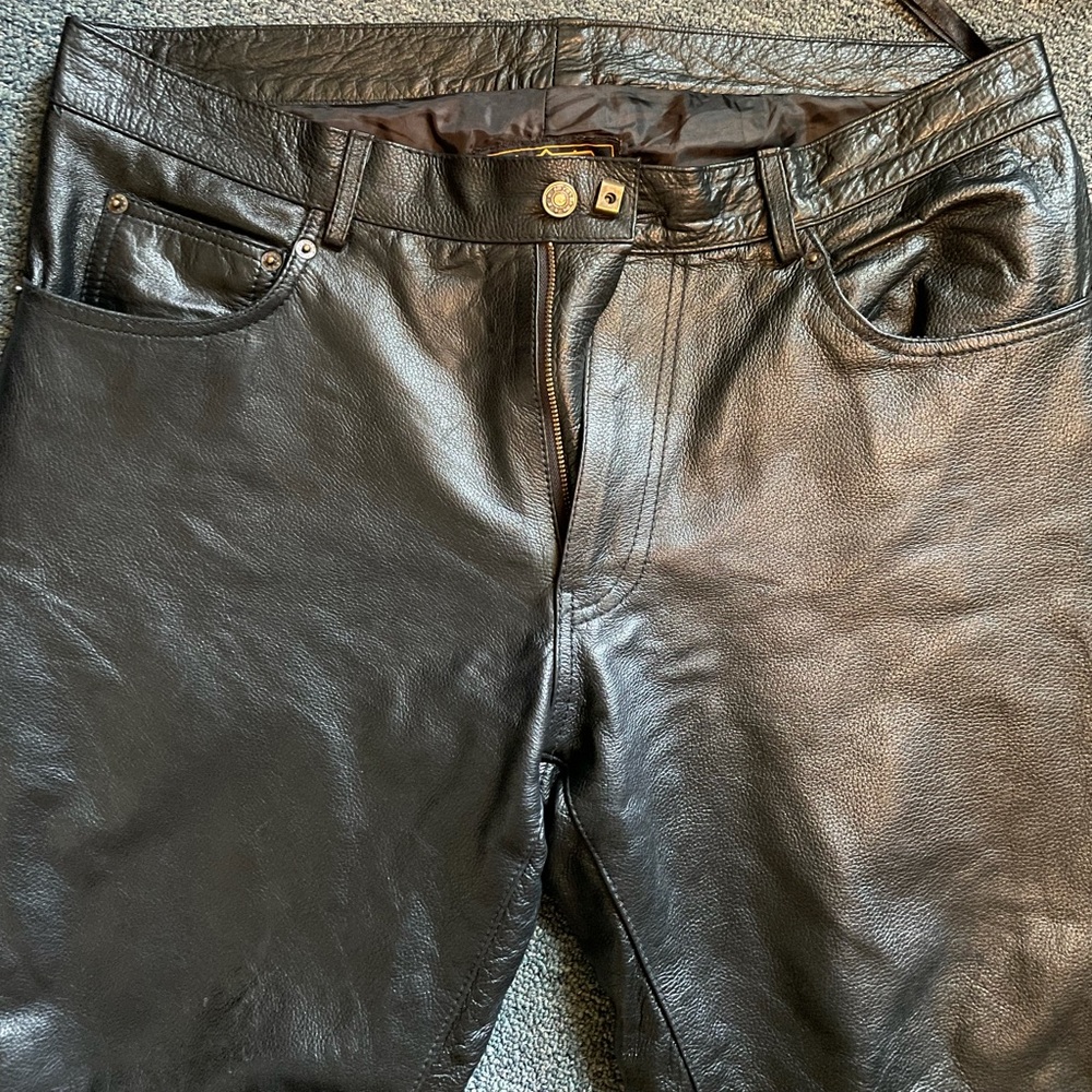 Men’s leather pants